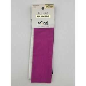 Scunci‎ Headwraps for Women, All Day Hold Hair Bands, Head Bands